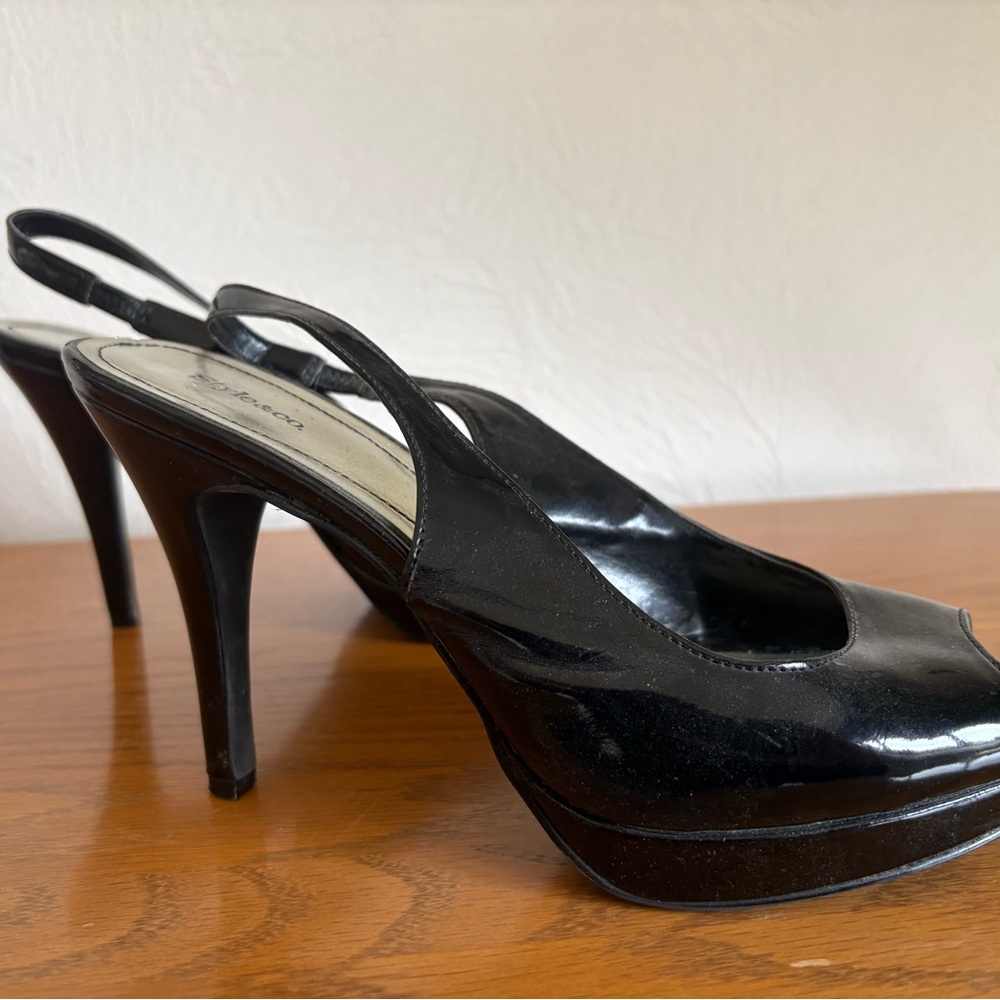 Style & Co. Black Slingback Heels